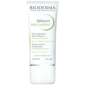 Bioderma Sebium Mat Control - Moisturizing Gel Cream For Oily / Mixed Sensitive Skin 30ml