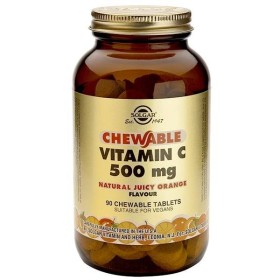 Solgar Chewable Vitamin C 500mg x 90 Tablets - Orange Flavour