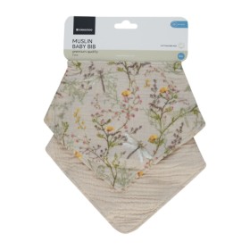 Kikka Boo Muslin Bibs Set Secret Garden Beige 2 pcs