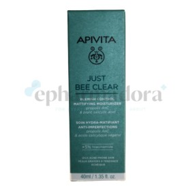 Apivita Just Bee Clear Blemish Control Mattifying Moisturizer 40ml