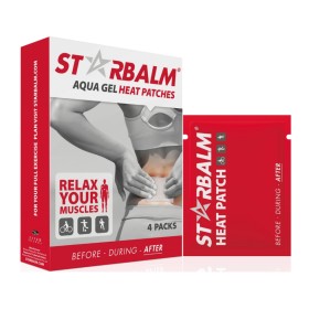 Starbalm Aqua Gel Heat Patches 4 Individual Packed Patches