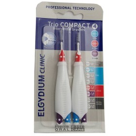 ELGYDIUM  CLINIC TRIO COMPACT 4 INTERDENTAL LARGE SPACES MIXED 6s