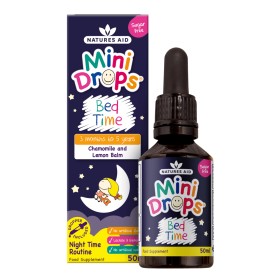 Natures Aid Mini Drops Bed Time Chamomile & Lemon Balm x 50ml