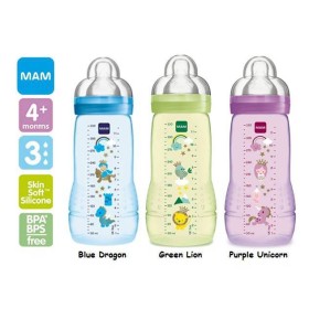 MAM Easy Active Baby Bottle 4m+ x 330ml 1 Piece Available In Various Colors