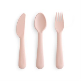 Mushie Cutlery Set Blush 3s