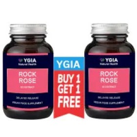 Ygia Rock Rose (Cistus Incanus) x 60 Capsules 1+1 FREE