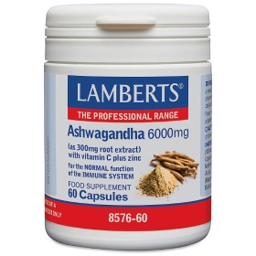 Lamberts Ashwagandha 6000mg x 60 Capsules