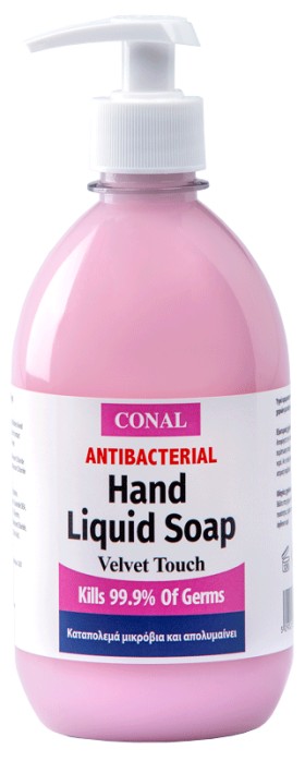 CONAL ANTIBACTERIAL HAND LIQUID SOAP VELVET TOUCH 500ml