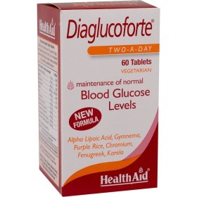 Health Aid Diaglucoforte x 60 Veg Tablets - Maintenance Of Normal Blood Glucose Levels