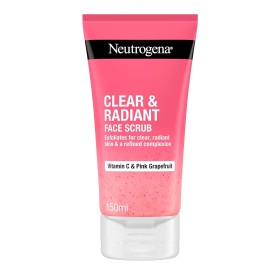 Neutrogena Clear & Radiant Face Scrub - Glow Boosting With Vitamin C & Pink Grapefruit x 150ml
