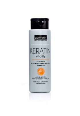 LORVENN KERATIN VITALITY, STRENGTH & HAIR LOSS PROTECTION SHAMPOO 300ML