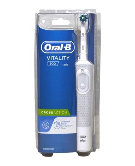 ORAL-B VITALITY 100 CROSS ACTION ELECTRIC TOOTHBRUSH WHITE