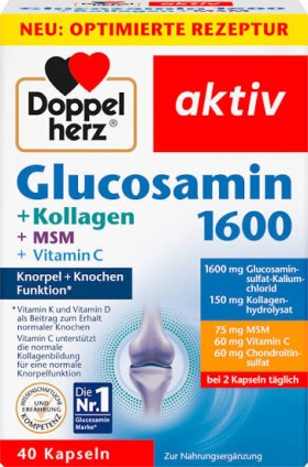 Doppelherz Gelenk - Glucosamin 1600 + Collagen + MSM + Vitamin C x ...