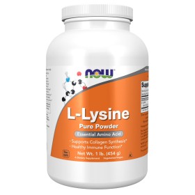 Now L-Lysine Pure Powder 454g