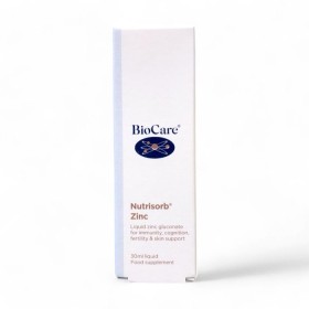 Biocare Nutrisorb Zinc Drop 30ml, Υγρό Συμπλήρωμα Διατροφής Με Ψευδ...