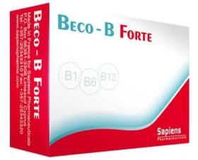 SAPIENS BECO- B FORTE, ΒΙΤΑΜΙΝΕΣ Β1-Β6-Β12 ΓΙΑ ΤΗΝ ΟΜΑΛΗ ΛΕΙΤΟΥΡΓΙΑ ΤΟΥ ΝΕΥΡΙΚΟΥ ΣΥΣΤΗΜΑΤΟΣ 30ΧΑΠΙΑ