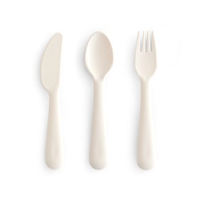 Mushie Cutlery Set Ivory 3s