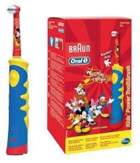 ORAL B MICKEY MOUSE D-10 POWER KIDS TOOTHBRUSH RECHARGABLE