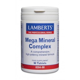LAMBERTS MEGA MINERAL COMPLEX, HIGH POTENCY MINERAL FORMULA 90 TABLETS