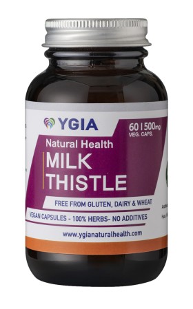 Ygia Milk Thistle x 60 Capsules - Detox & Liver Clean