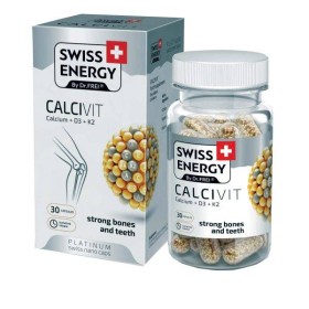Swiss Energy CalciVit x 30 Capsules - Strong Bones & Teeth