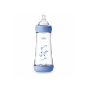 Chicco Bottle P5 Intui Flow 4m+ 300ml Blue