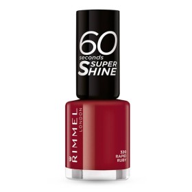 RIMMEL 60 SECONDS SUPER SHINE NAIL POLISH 320 RAPID RUBY 8ml