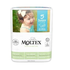 MOLTEX PURE & NATURE ECO DIAPERS 5 JUNIOR 11-25kg 25s