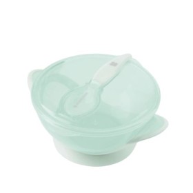 KikkaBoo Bowl With Spoon Feedy Mint