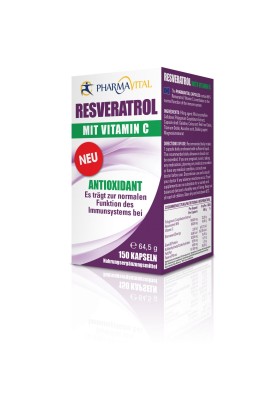 Pharmavital Resveratrol Mit Vitamin C 150Capsules