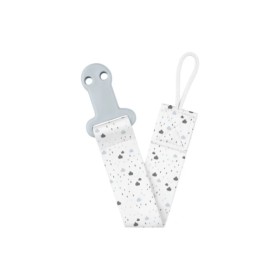 Kikka Boo Pacifier Clip With Ribbon Blue