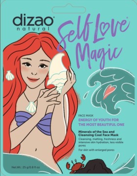 Dizao Natural Self Love Magic Mineral Of The Sea And Cleaning Coal Face Mask 1 Piece