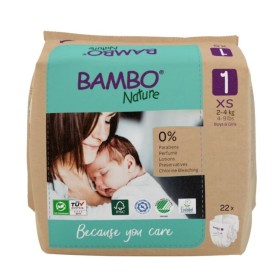 Bambo Nature Boys & Girls No 1 Size Xs 2-4 kg 22 Pieces