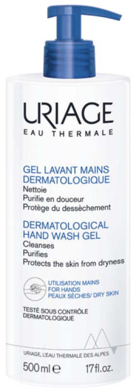 URIAGE DERMATOLOGICAL HAND WASH GEL 250ML 