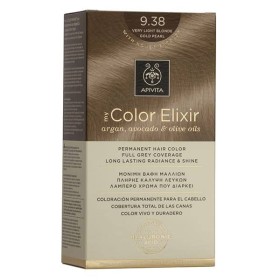 APIVITA MY COLOR ELIXIR PERMANENT HAIR COLOR KIT 9.38 VERY LIGHT BLONDE GOLD PEARL