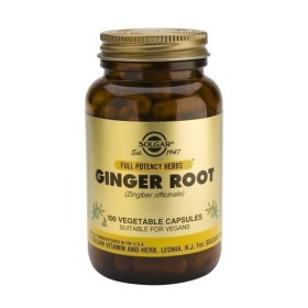 SOLGAR GINGER ROOT EXTRACT, FOR THE RELIEF OF DIGESTIVE PROBLEMS LIKE NAUSEA, INDIGESTION 100CAPSULES