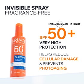 Uriage Bariésun SPF50+ Invisible Spray 200ml Uriage Bariésun SPF50+ Invisible Spray 200ml