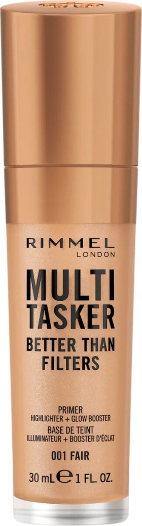 Rimmel Multi Tasker Better Than Filters Primer, Highlighter, Glow 001 Fair 30ml