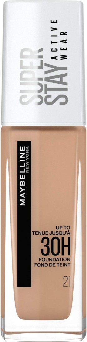 Maybelline Super Stay 30h Active Wear Foundation No 21 Nude Beige