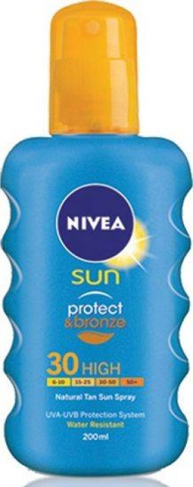 NIVEA SUN PROTECT & BRONZE SUN SPRAY SPF30 200ML