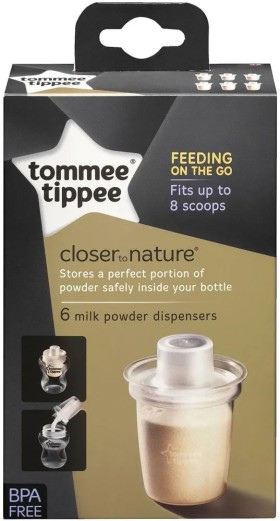 Tommee Tippee Milk Powder Dispenser x 6 Pieces