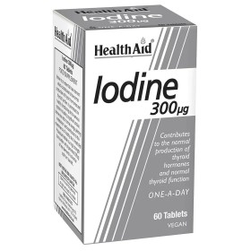 Health Aid Iodine 300mcg x 60 Veg Tablets