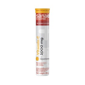 Sana Plus Vitamin C 1000mg Red Berries 20 Effervescent Tablets