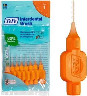 TePe Interdental Orange Brushes Original 0.45mm x 8 Pieces