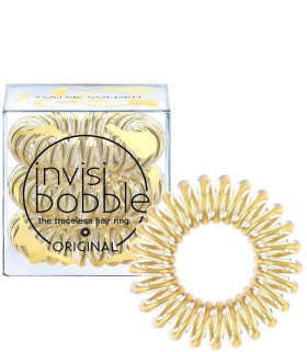 Invisibobble hair ring original time to shine youre golden 3pcs