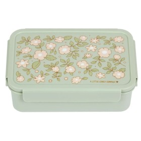A Little Lovely Company Bento Lunch Box Blossoms Sage
