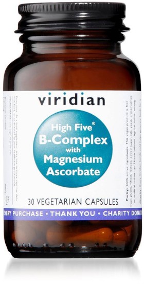 VIRIDIAN HIGH FIVE B-COMPLEX WITH MAGNESIUM ASCORBATE 30s