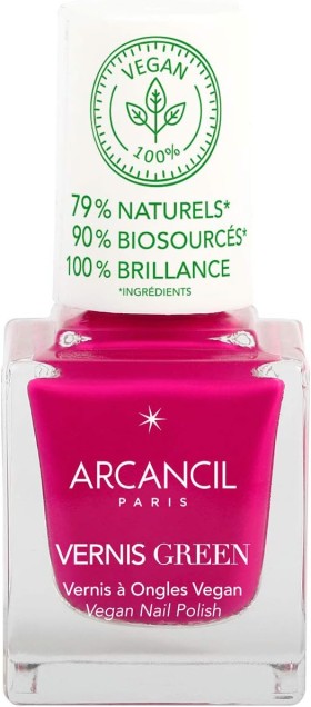 Arcancil Vernis Green Vegan Nail Polish Fuchsia Pink No 335