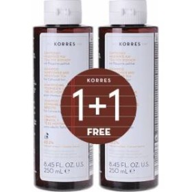 KORRES SUNFLOWER &MOUNTAIN TEA SHAMPOO 1+1 FREE 250ML