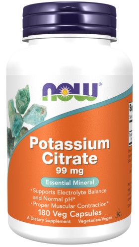 Now Foods - Potassium Citrate 99mg x 180Capsules